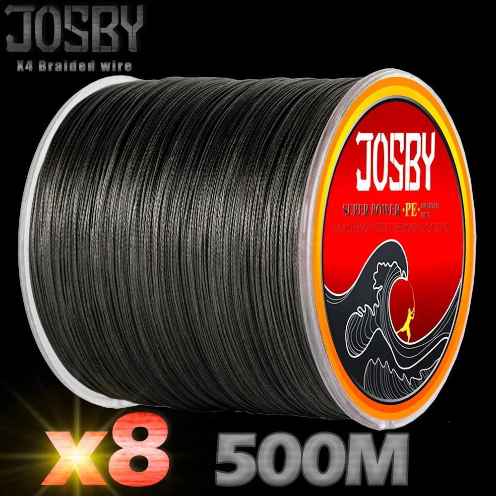 JOSBY бренд Strand Япония Супер сильная PE плетеная рыболовная леска мультифиламентная