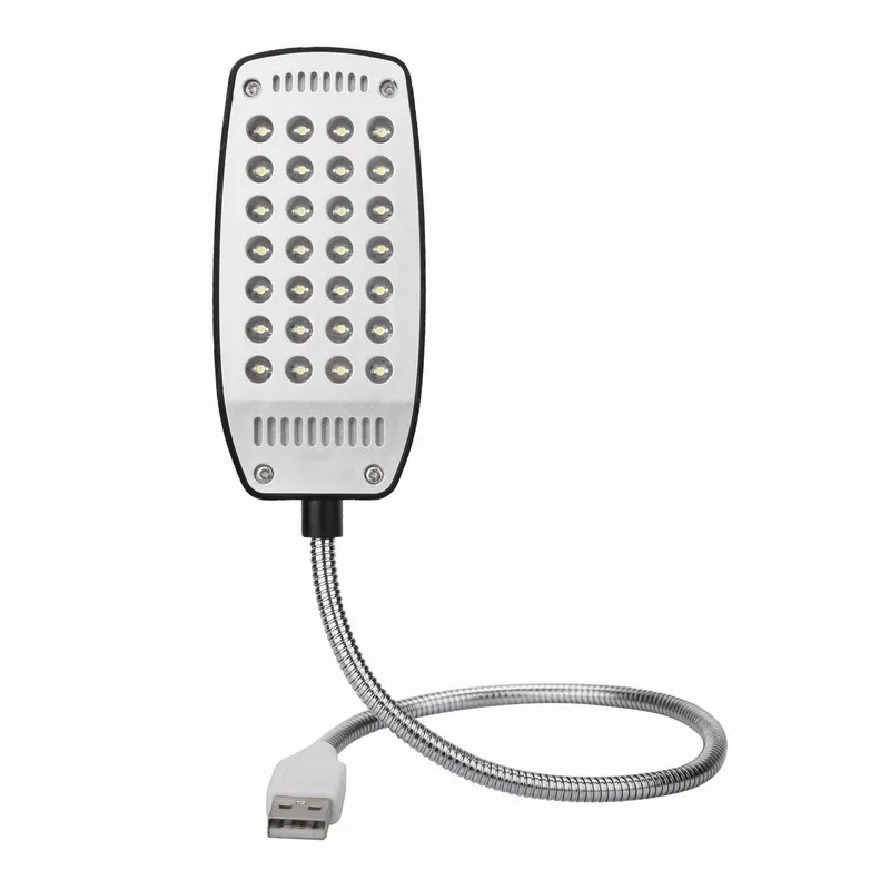 Новый гибкий яркий мини светильник с 28 светодиодами USB компьютерная лампа для