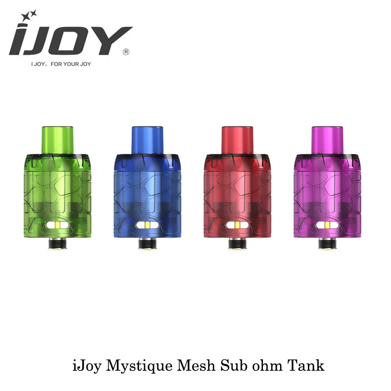 (15 шт./лот) электронная сигарета iJoy Mystique Mesh Sub ohm Tank 3 0 мл 24 мм Диаметр 0.15ом сетчатая