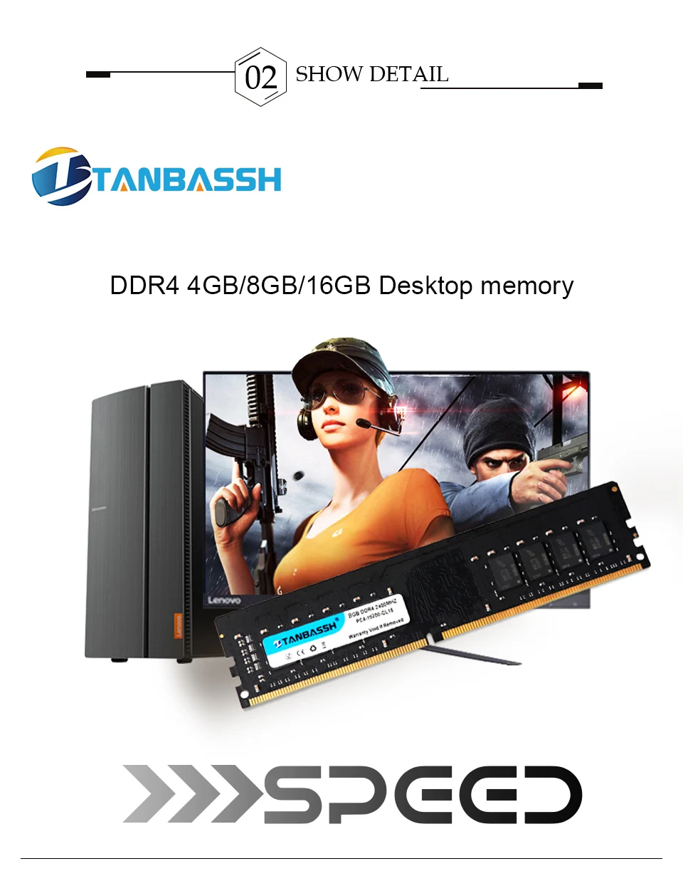 DDR4, 4 ГБ, 8 ГБ ОЗУ, 2400 МГц, 2666 МГц, 16 ГБ, 2666 МГц, оперативная память для ПК DIMM, поддержка настольного компьютера, материнская плата ddr4 TANBASSH