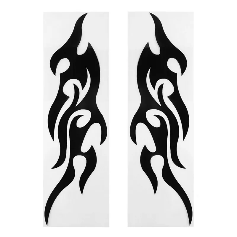 2 шт. автомобиля стикер Стайлинг наклейка в виде пламени для Mini usb ПК minifigures