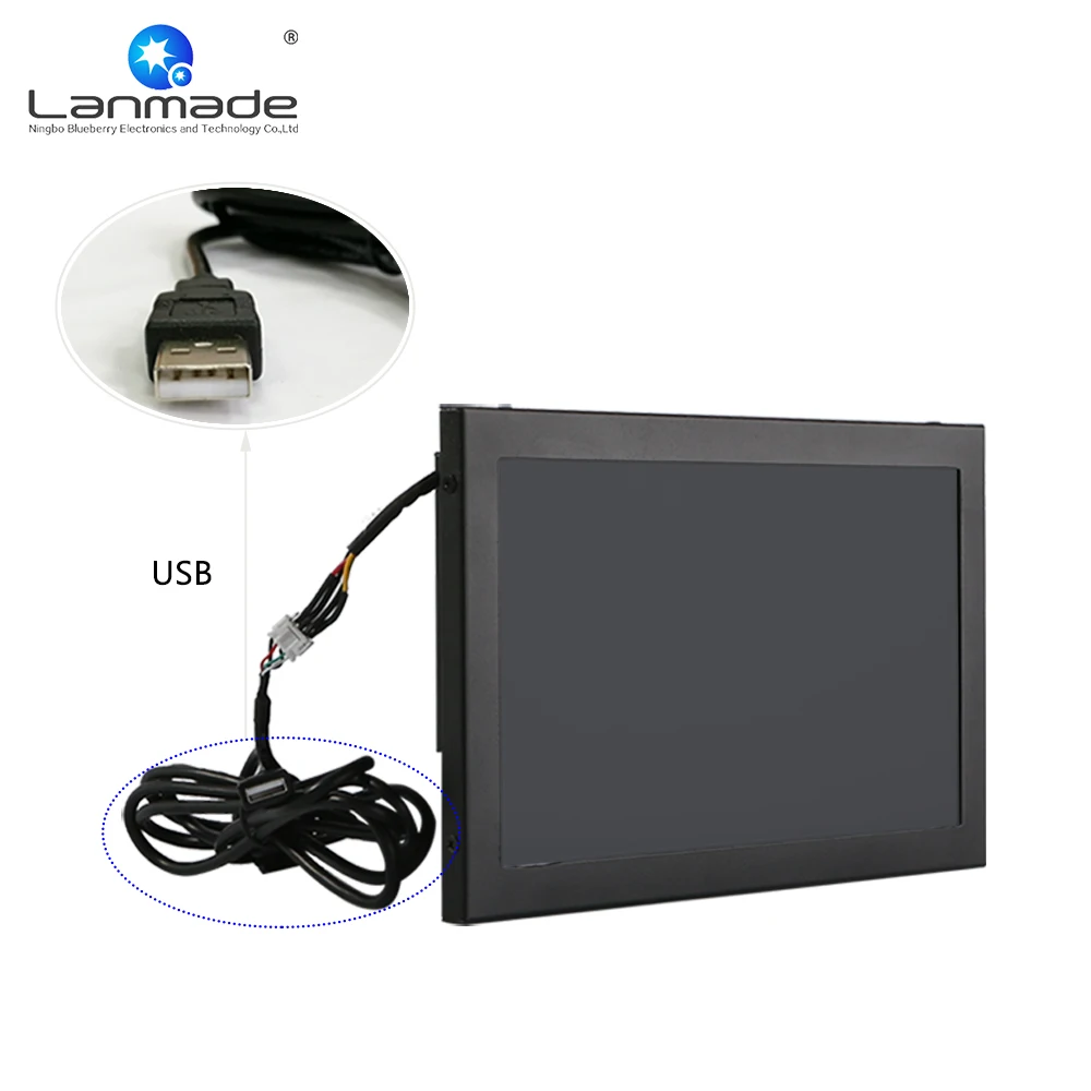 HD multimedia 16:9 display lcd digital resistive touchscreen monitor 10.1inch | Электроника