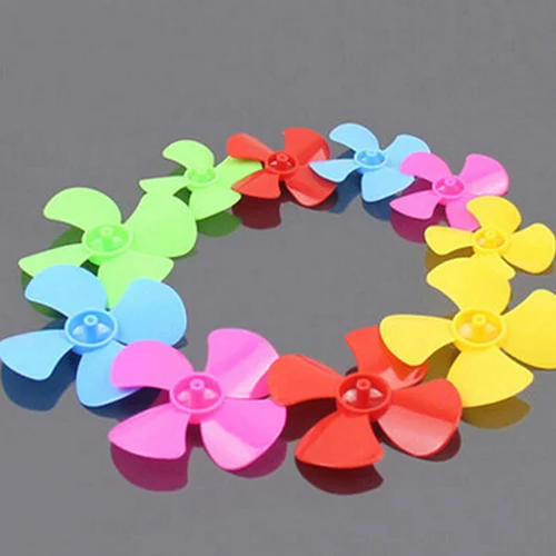 

3pcs 60mm Four Leaves Plastic Propeller Screw For Model Ship Boat Aircraft new arrival