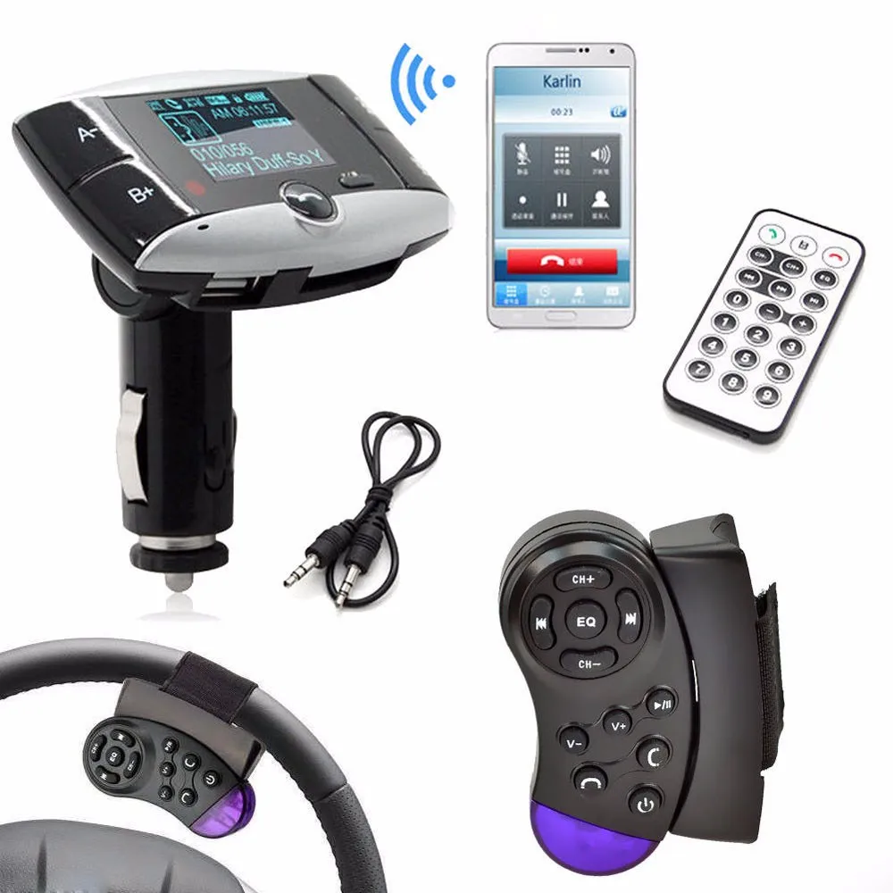Автомобильные аксессуары 1 5 LCD Автомобильный mp3 плеер Bluetooth FM - Цена: 378,31 руб.