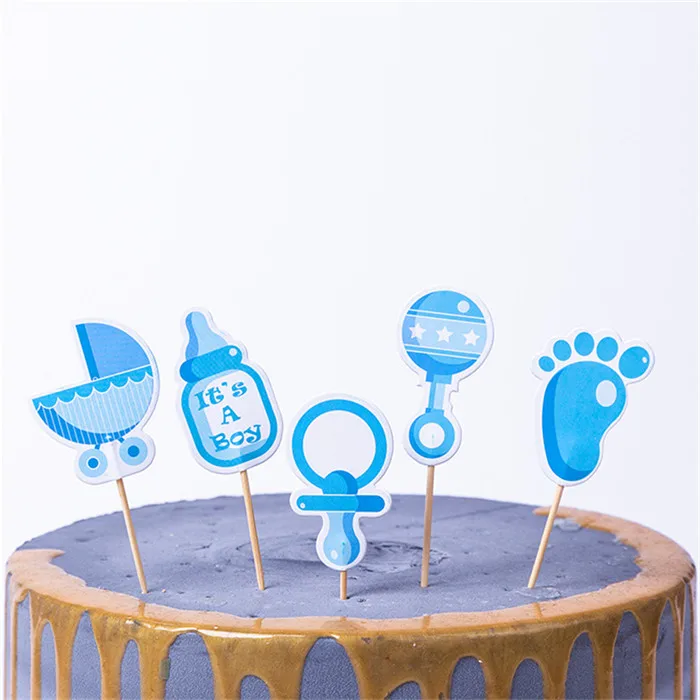 Cake Topper-19 24 шт. форзенская принцесса день рождения торт Топпер Дети сувениры украшения кекс топперы Микки Минни Baby Shower принадлежности - Цвет: Cake Topper-19