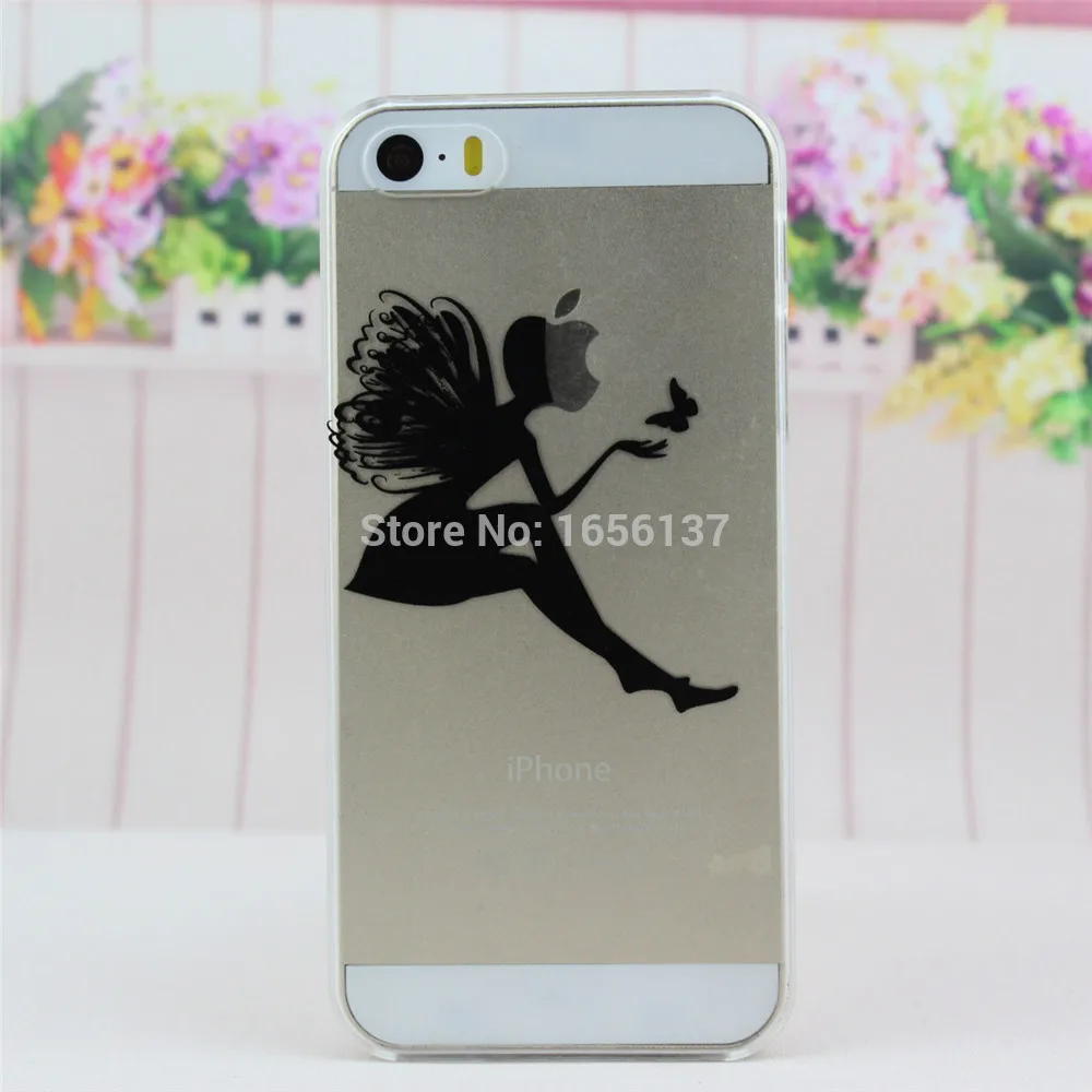Ультра тонкий жесткий ПК чехол для Apple iPhone 4 4S iPhone4 iPhone4s логотип прозрачный модный