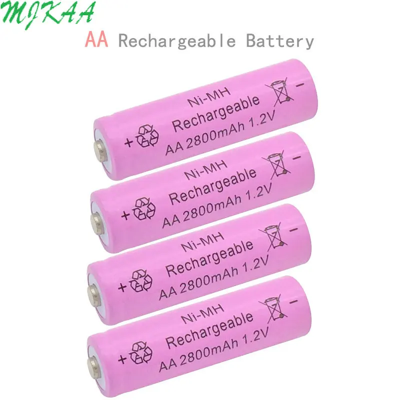 AA 2800mAh ni mh перезаряжаемые батареи + AAA 1600mAh для дистанционного управления радио