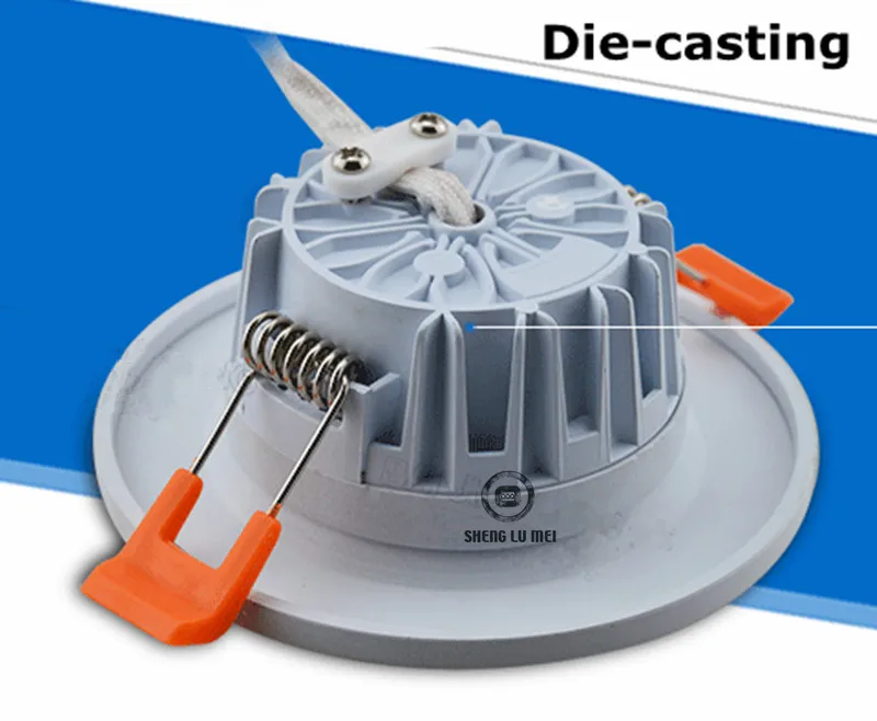 AC90 260V светодио дный Dimmable светодиодный светильник точечные светильники