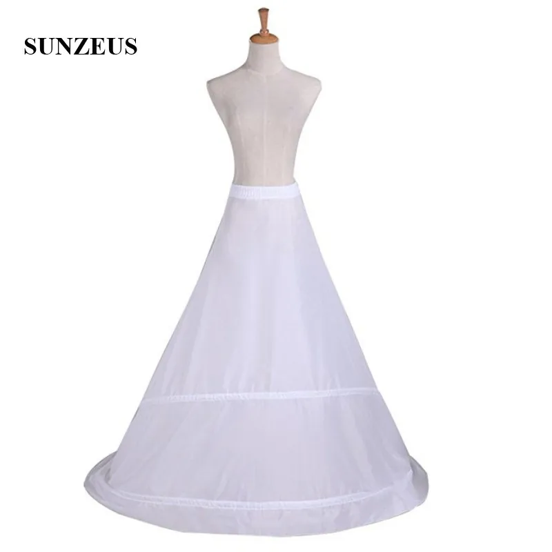 

2 Hoop Mermaid Petticoat Wedding Dresses Long Underskirts Jupon Newly Accessories for Bridal Dress S24