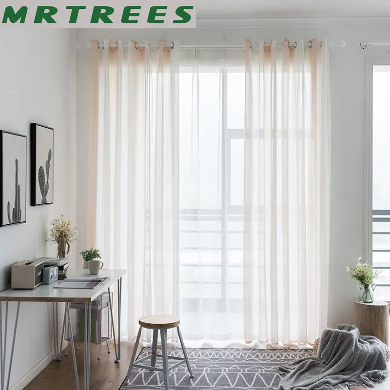 METREES тюль для гостинной полосатый современный Тюль Шторы s Гостиная Спальня Кухня