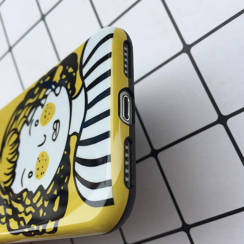 Забавные мультяшные чехлы для телефонов iPhone 6 6S 7 8 Plus X Мягкий ТПУ силиконовый