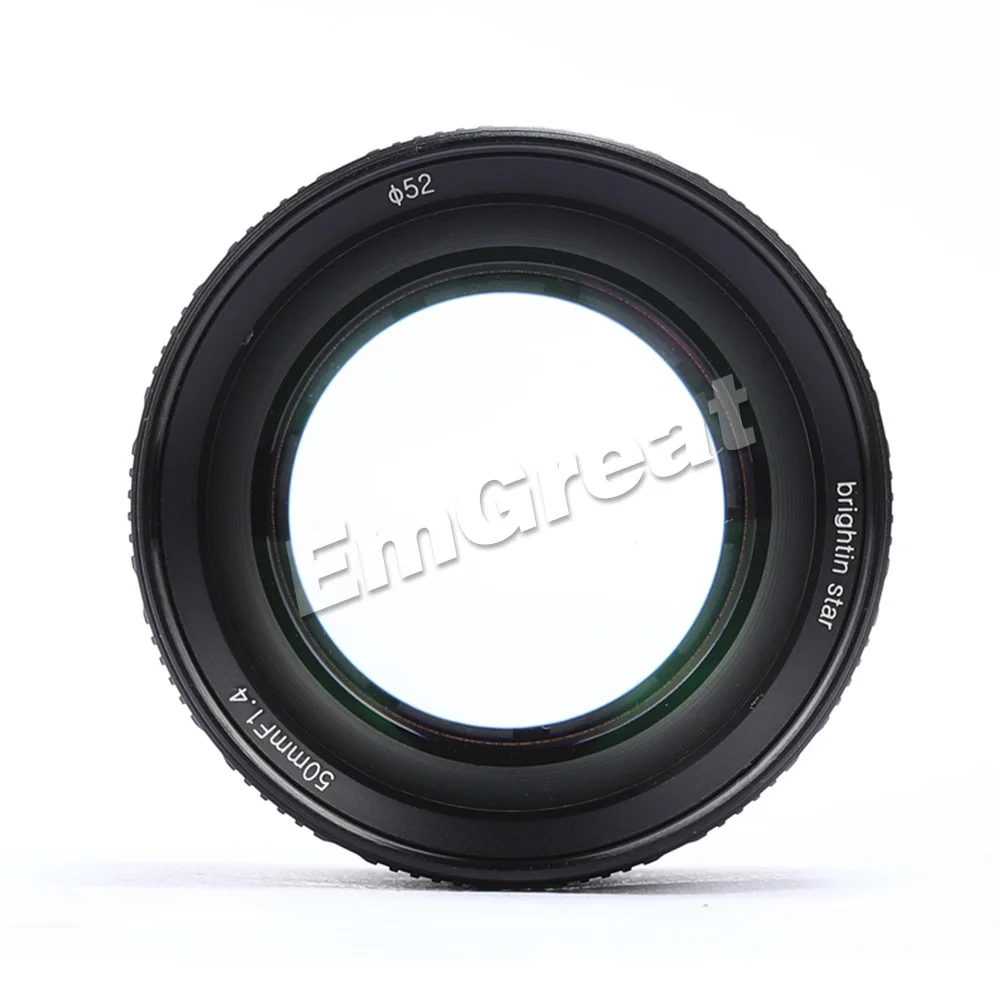 Brightin Star 50 мм F1.4 объектив с большой диафрагмой ручной сумкой для Sony E-mount Fuji / M4/3
