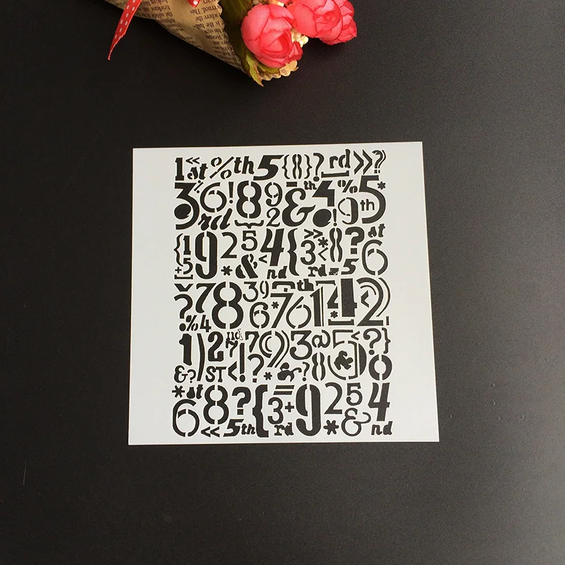 Цифровые трафареты Gifft декор на день рождения инструменты сделай сам скрапбукинг