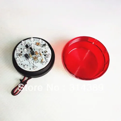 

DC12V Wired Strobe Light Warning Lamp Flashing Light for Wired Security Alarm System