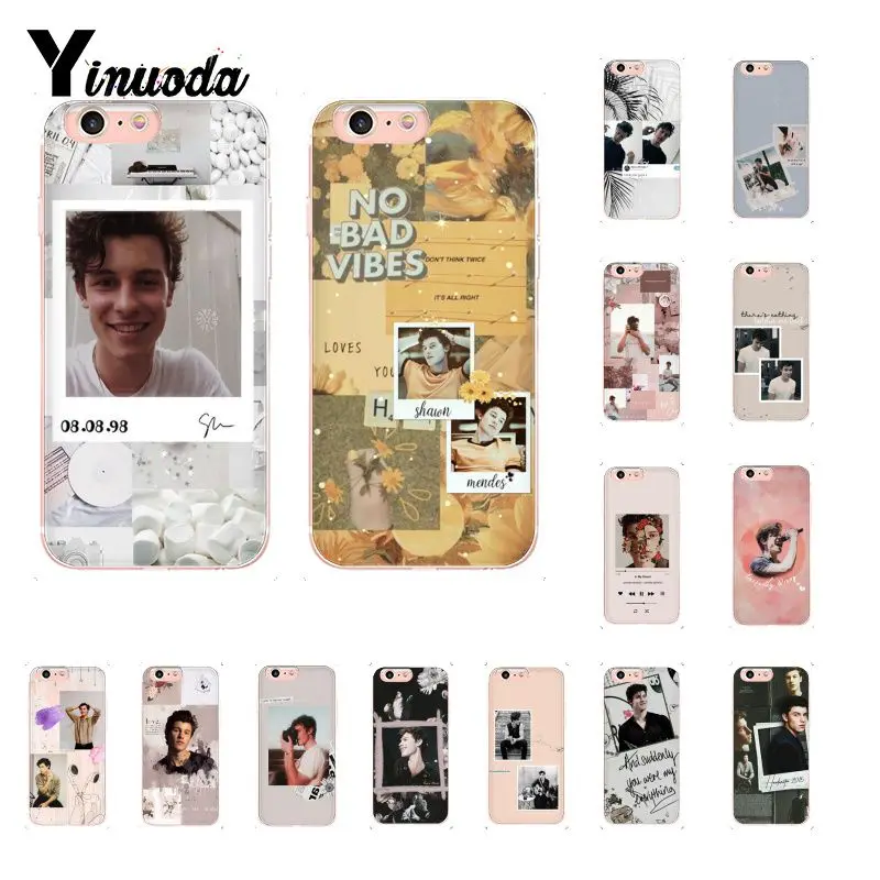 Yinuoda Singer Шон Мендес Magcon Мягкий силиконовый чехол для телефона из ТПУ iPhone 8 7 6 6S Plus X