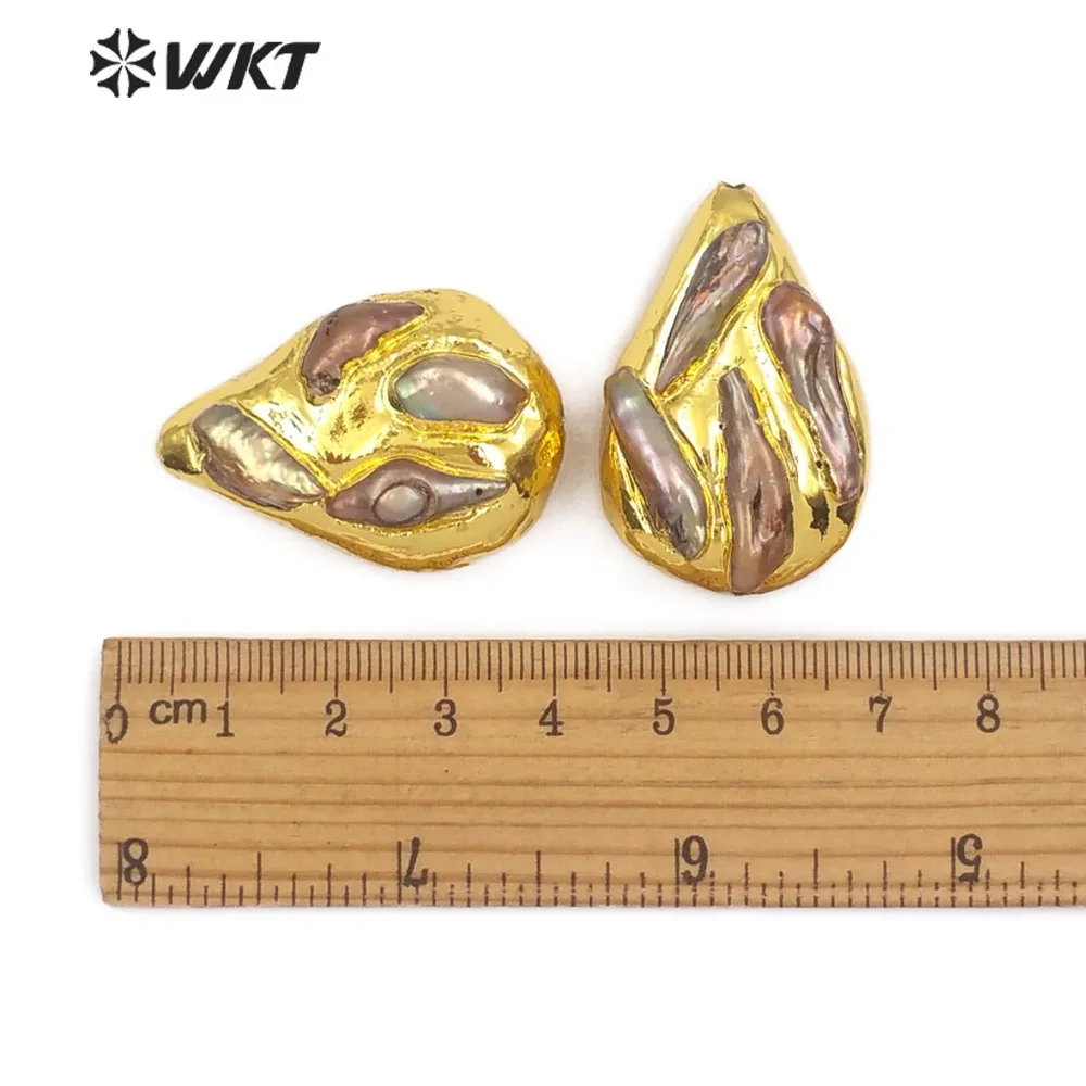 JF307 WKT Exquisite Designed Irregularly Shaped Beads Natural Pearl Jewelry Accessories Suitable For Women To Make | Украшения и