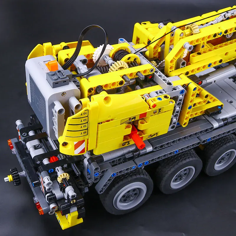 Technic Series 20004 мотор мощный мобильный кран Mk II модель автомобиля строительные блоки кирпичи совместим с 42009 набор кранов