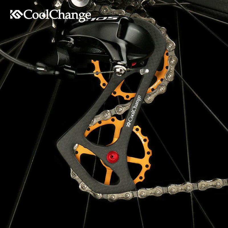 Coolchange трансмиссии 17 т велосипед углерода Волокна Керамика подшипник Колёса Road