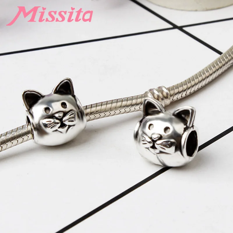 MISSITA Baby Kitty Cat Person Бисер для Подвески Браслеты и браслеты Ювелирное Украшение