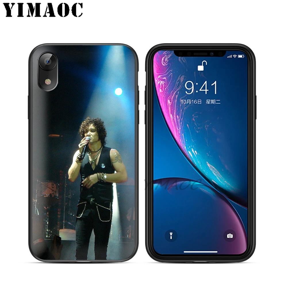 YIMAOC Банбери рок-певец Мягкий ТПУ Черный силиконовый чехол для iPhone X или 10 8 7 6S Plus 5 5S