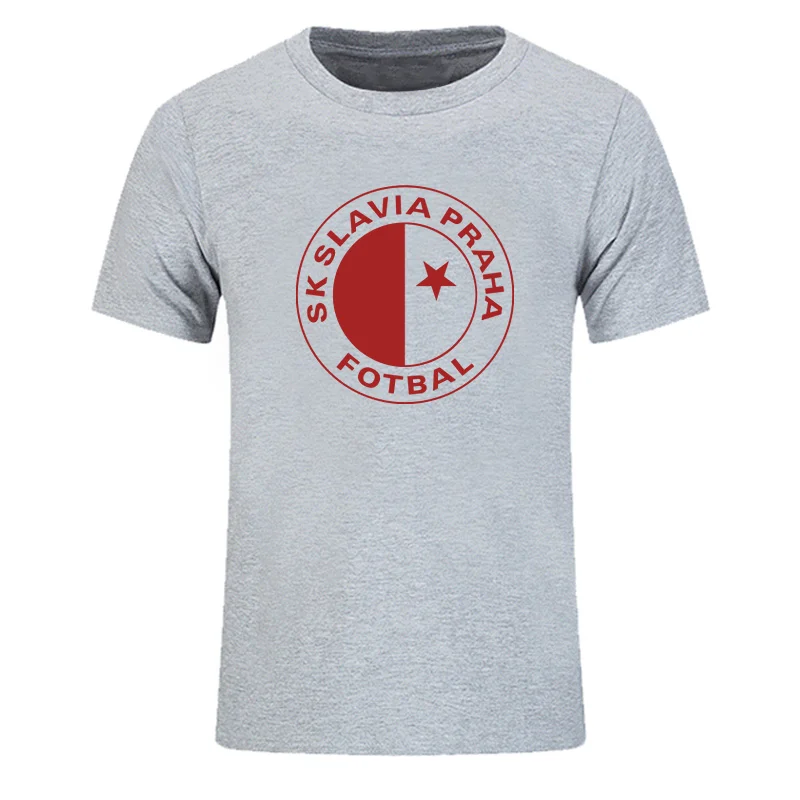 Bitch COOFFEE, новинка, SK Slavia Praha, футболка с чешским принтом в Праге, качественная хлопковая футболка для мужчин, большие размеры, XS-2XL - Цвет: 10