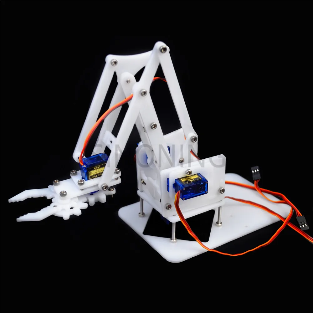 4 DOF манипулятор DIY сборка акриловый механический зажим arduino обучающий