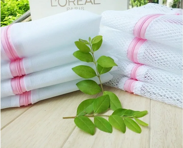 

3 Sizes Zippered Mesh Laundry Wash Bags for Delicates Lingerie Socks Underwear