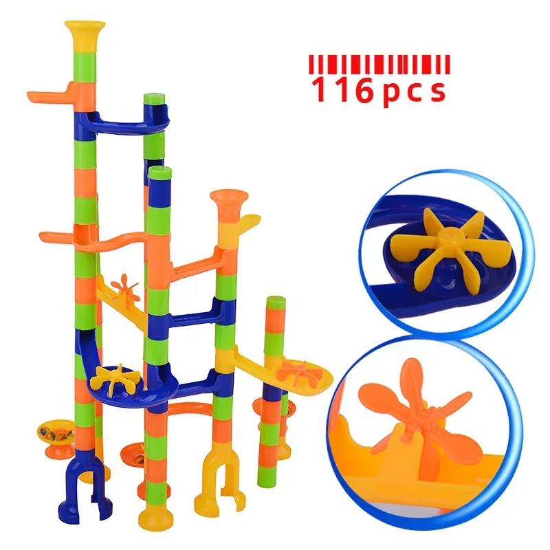 116 шт. Детский конструктор-лабиринт с шариками | Игрушки и хобби