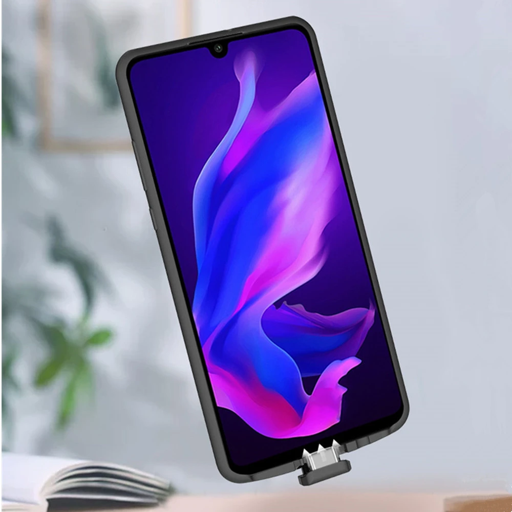 Батарея Зарядное устройство чехол s для VIVO S1 Pro Мощность банк 6500 мАч Силиконовый