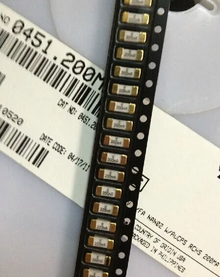 Плавкий предохранитель 0451.400MR 400MA 0.4A 125V 1808 Lite | Электроника