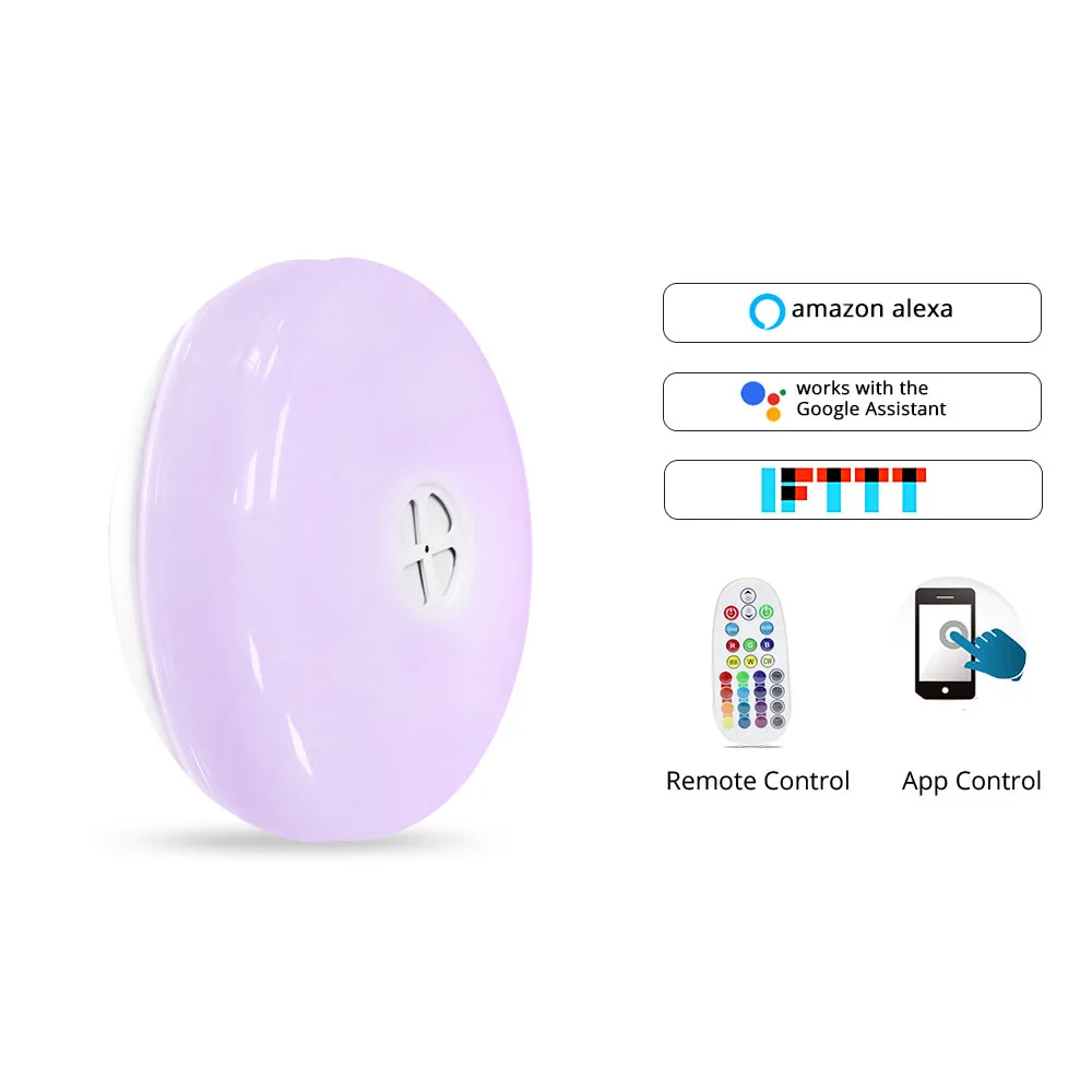 Интеллектуальная беспроводная (Wi-Fi) RGBW потолочный светильник приложение