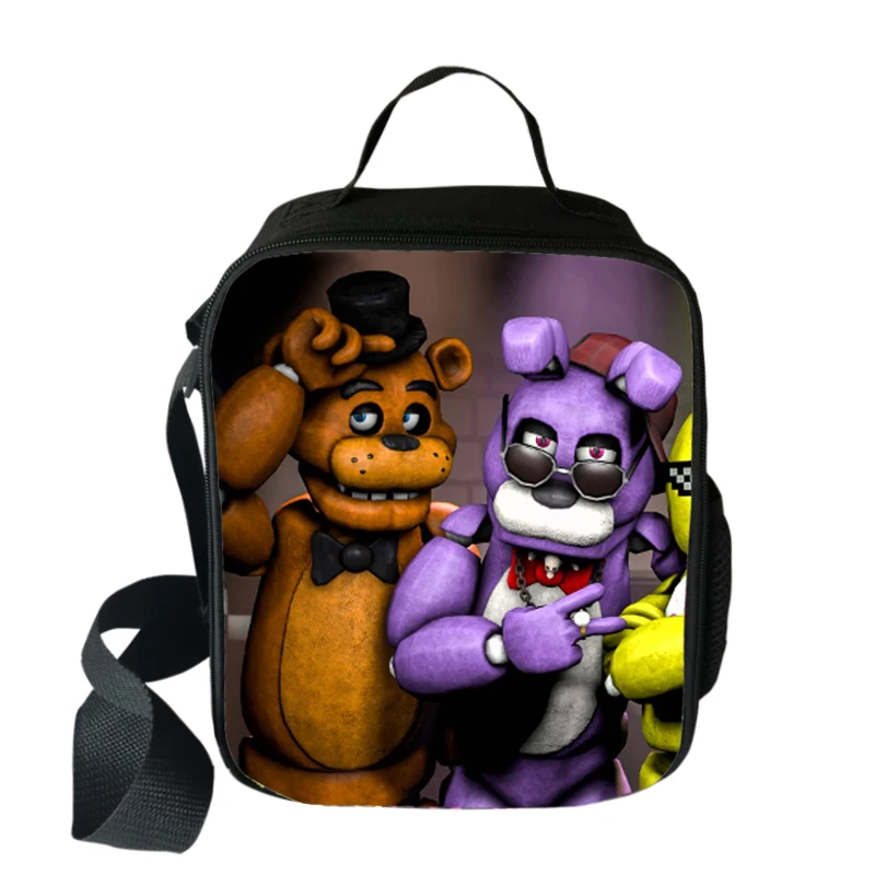 Freddy 11 Мультфильм пять ночей у Фредди Портативный Ланч-мешок для женщин и мужчин пикника Кемпинг термо изолированная сумка для школьников мешок для хранения еды - Цвет: Freddy 11