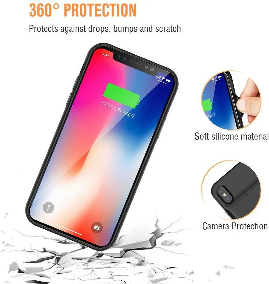 Neng зарядное устройство чехол 3200 мАч для iPhone X Xs внешний аккумулятор 4000 Max Xr