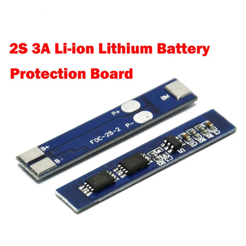Защитная плата для зарядного устройства 2S 3A защитная BMS PCM литий-ионных батарей Lipo