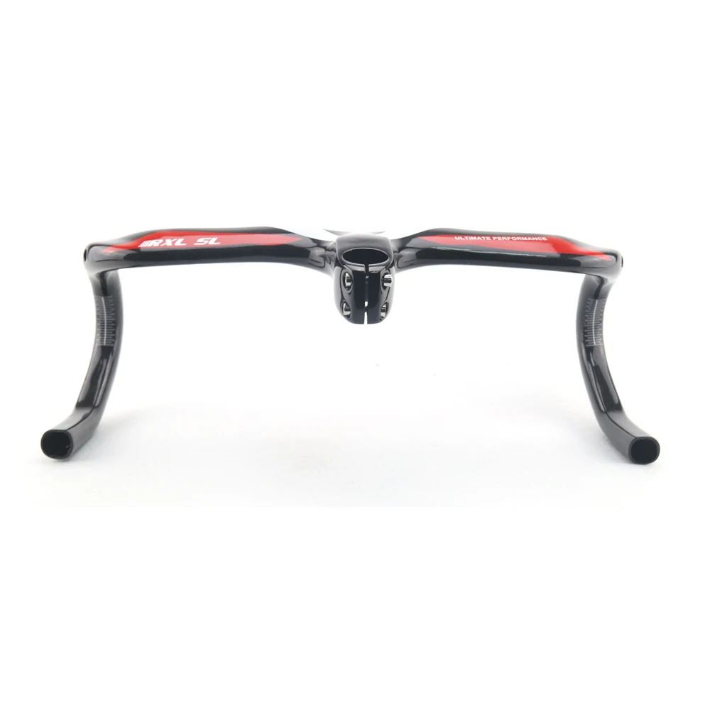 RXL SL Интегрированный руль для велосипеда углеродный велосипед дорожный 28 6 мм 3K