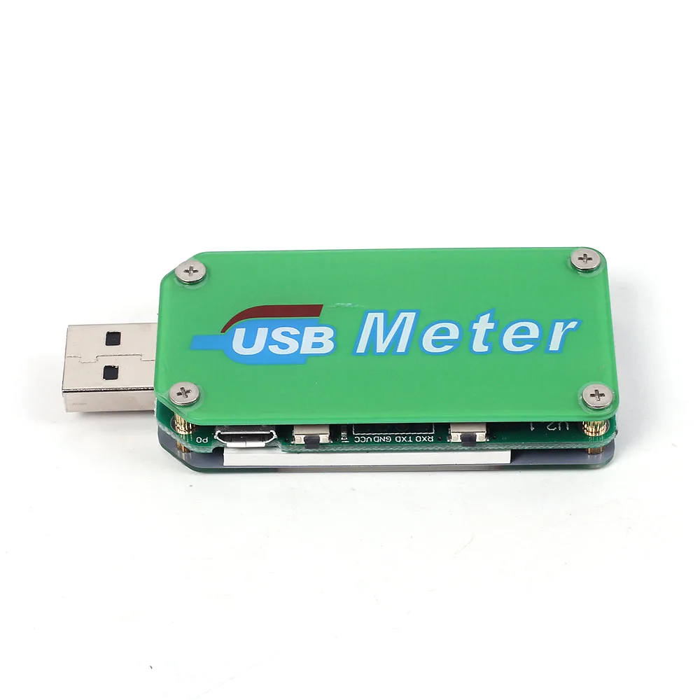 UM24 USB 2 0 IC тестер Вольтметр Амперметр ЖК-цифровой мультиметр-термометр измеритель