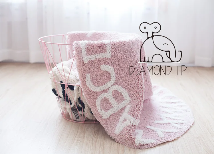 INS/хлопковый коврик с 26 буквами в скандинавском стиле детские коврики для