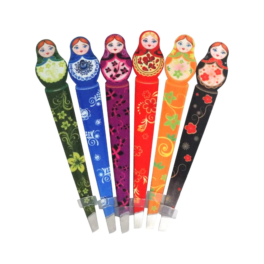 Мульти стильные пинцеты для наращивания ресниц милые бровей щипцы выщипывания