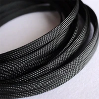 1030meters 8mm black nylon net expandable sleeving high density sheathing plaited cable sleeves shock absorbing net