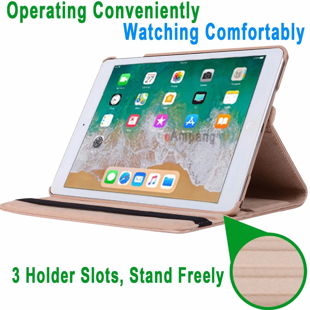 Умный кожаный чехол с поворотом на 360 градусов для Apple iPad mini 5 2019 7 9 mini5 A2133 A2124 A2125