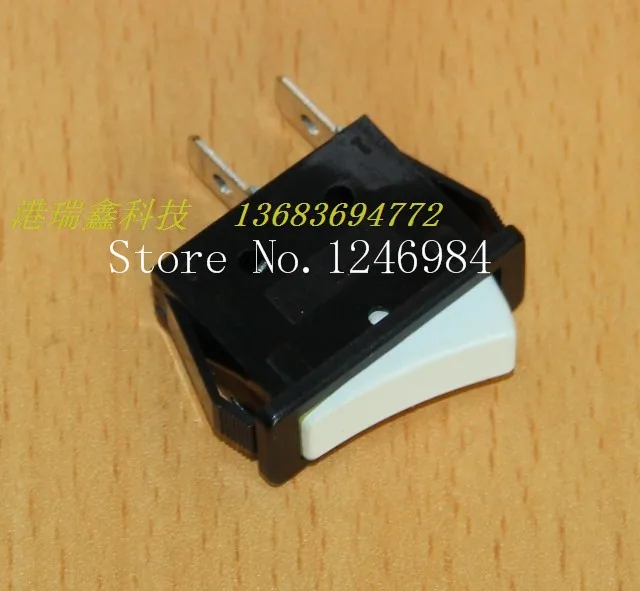 [SA]HIGHLY HIGHLY power switch rocker R11-00 R11-2A long flat black side white yellow--100PCS/LOT | Обустройство дома
