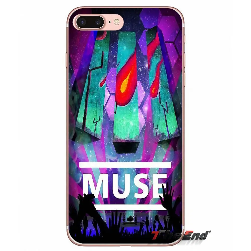 Для Samsung Galaxy S2 S3 S4 S5 MINI S6 S7 edge S8 S9 Plus Note 2 3 4 5 8 чехол из силикона Muse британская рок-группа на.