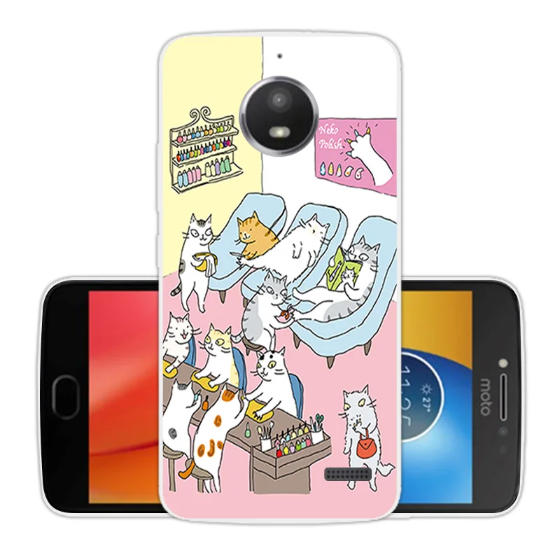 Для Motorola Moto E4 Мягкий силиконовый чехол для телефона квадратный XT1766 XT1763 мягкий TPU 5