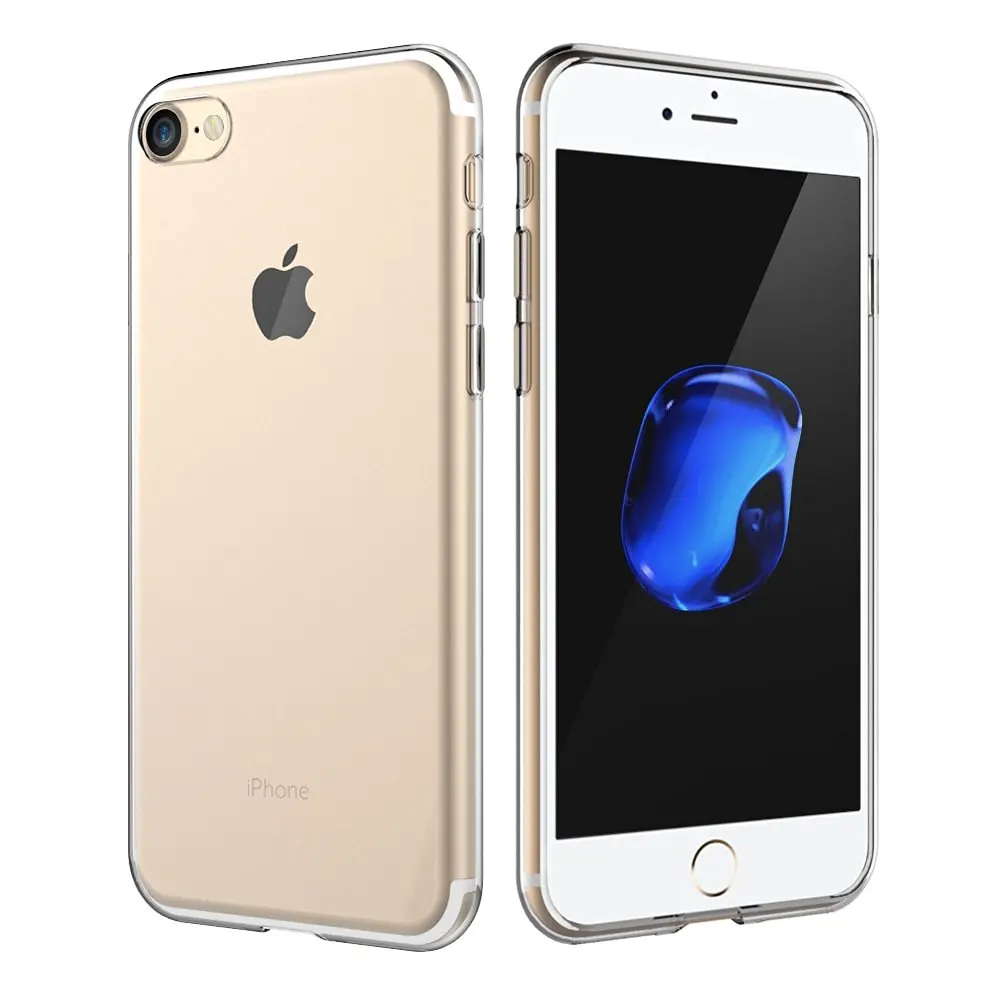 Ультратонкий чехол для iPhone XR XS MAX SE 5 4 4S 6 S 7 8 x Plus iPod iPod6 Apple Slim Fit ТПУ резиновый гибкий