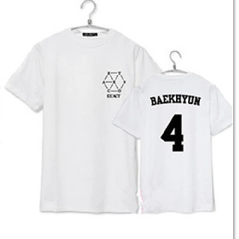 Mainlead Kpop EXO EX'ACT унисекс футболка Точная Baekhyun Chanyeol Монстр телефон для женщин