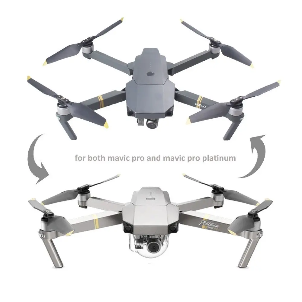 4 шт. DJI золото Mavic Pro Platinum 8331 8331F винт для винтов аксессуары низкая Шум Quick Release