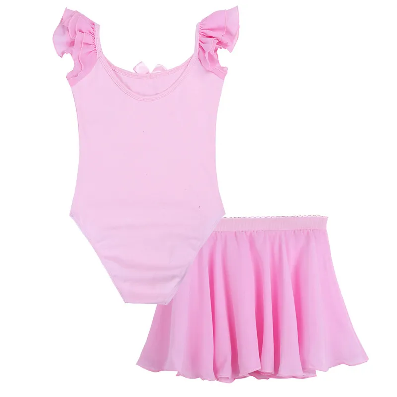 ChicTry/балетное трико для девочек с шифоновой балетной юбкой пачкой танцевальный