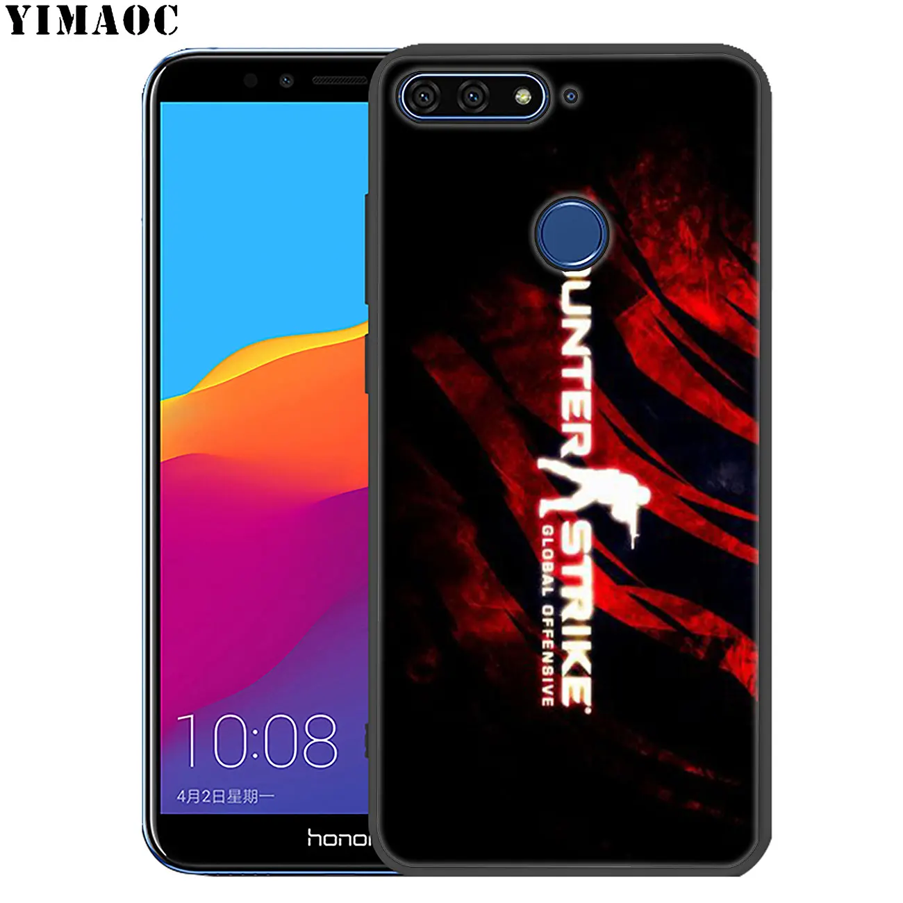 YIMAOC Counter Strike cs go Мягкий силиконовый чехол для Huawei P20 Pro P10 P9 P8 Lite Mini 2017 P Smart Z 2019 черный