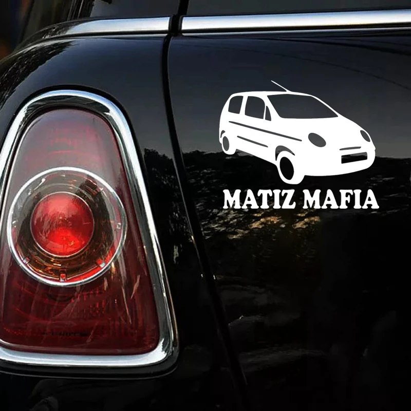 CK2720#17 5*14см наклейки на авто MATIZ MAFIA водонепроницаемые машину наклейка для