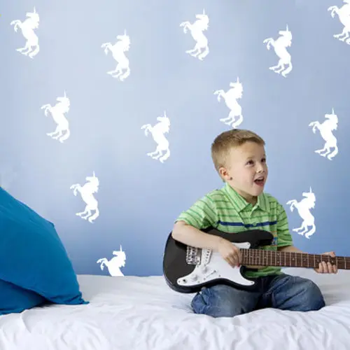 Единорог Wall Art Стикеры настенные виниловые наклейки в виде Фотообоев c